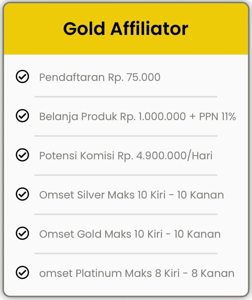 Gold Affiliator