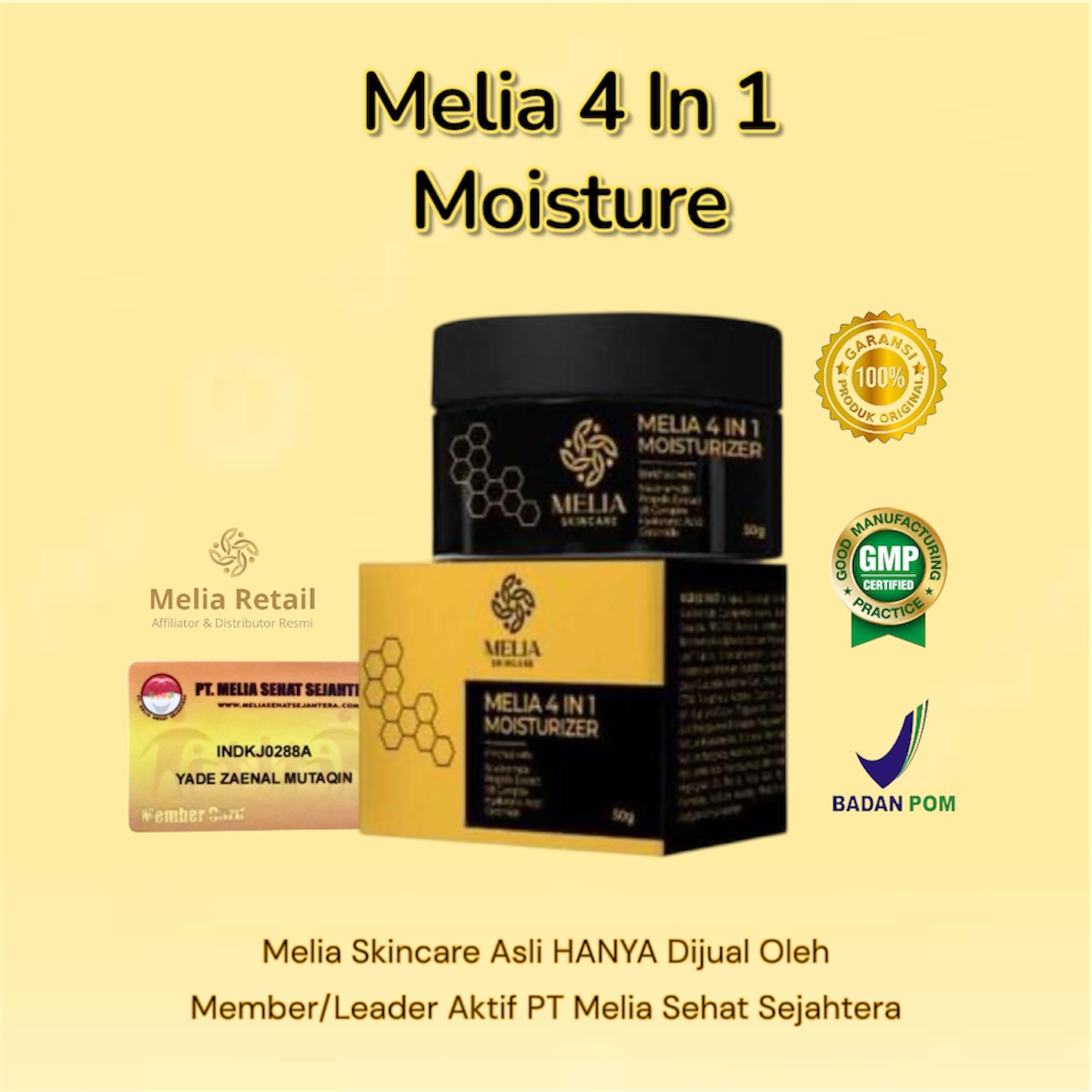 Melia 4 In 1 Moisturizer