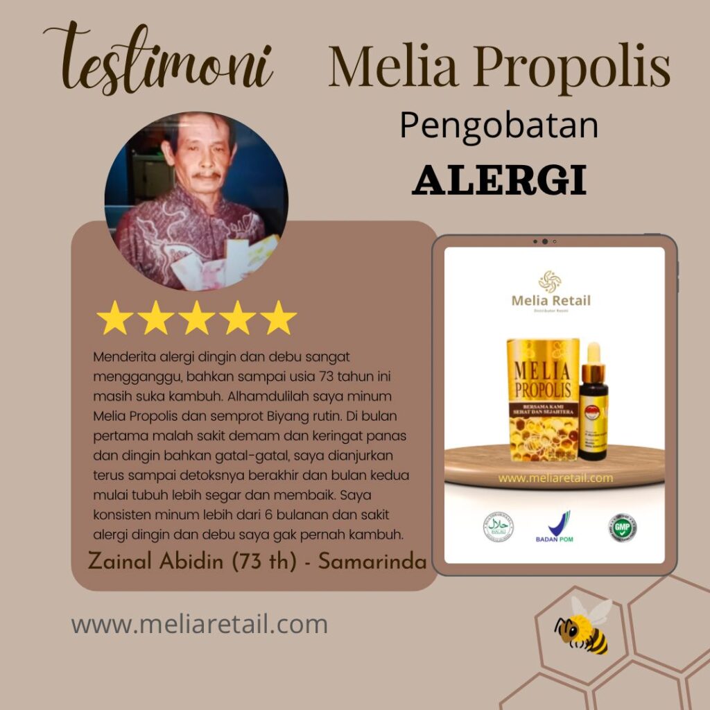 Testimoni Propolis Untuk Alergi