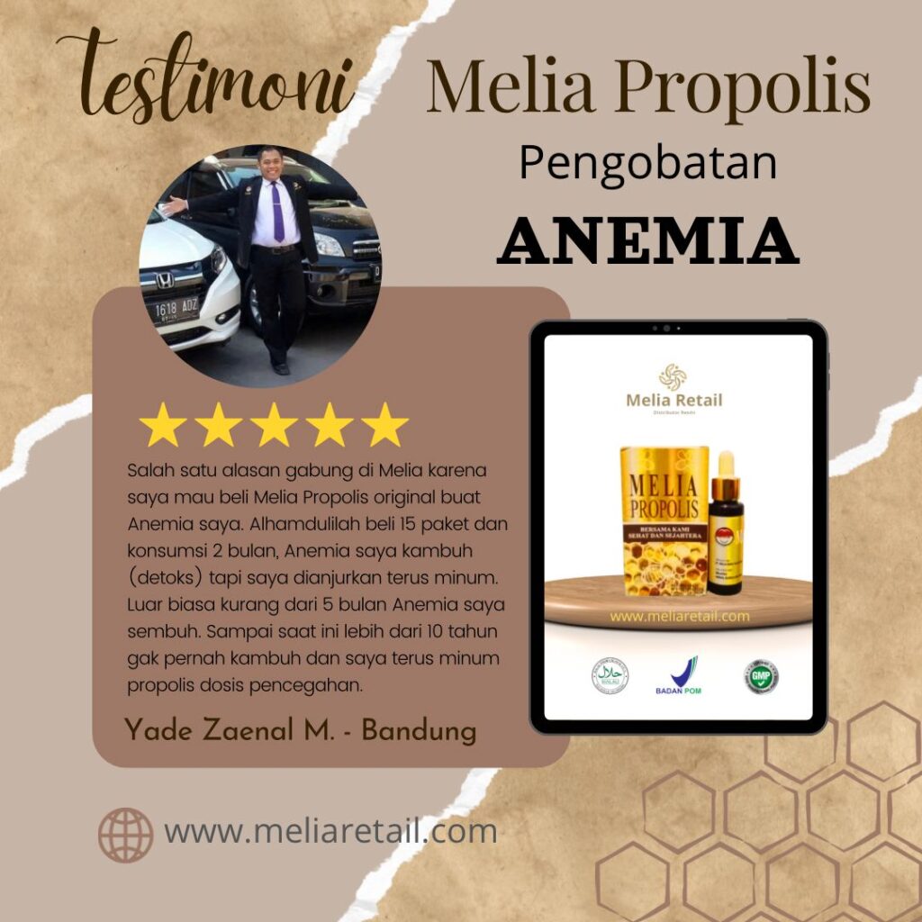Testimoni Propolis Untuk Anemia
