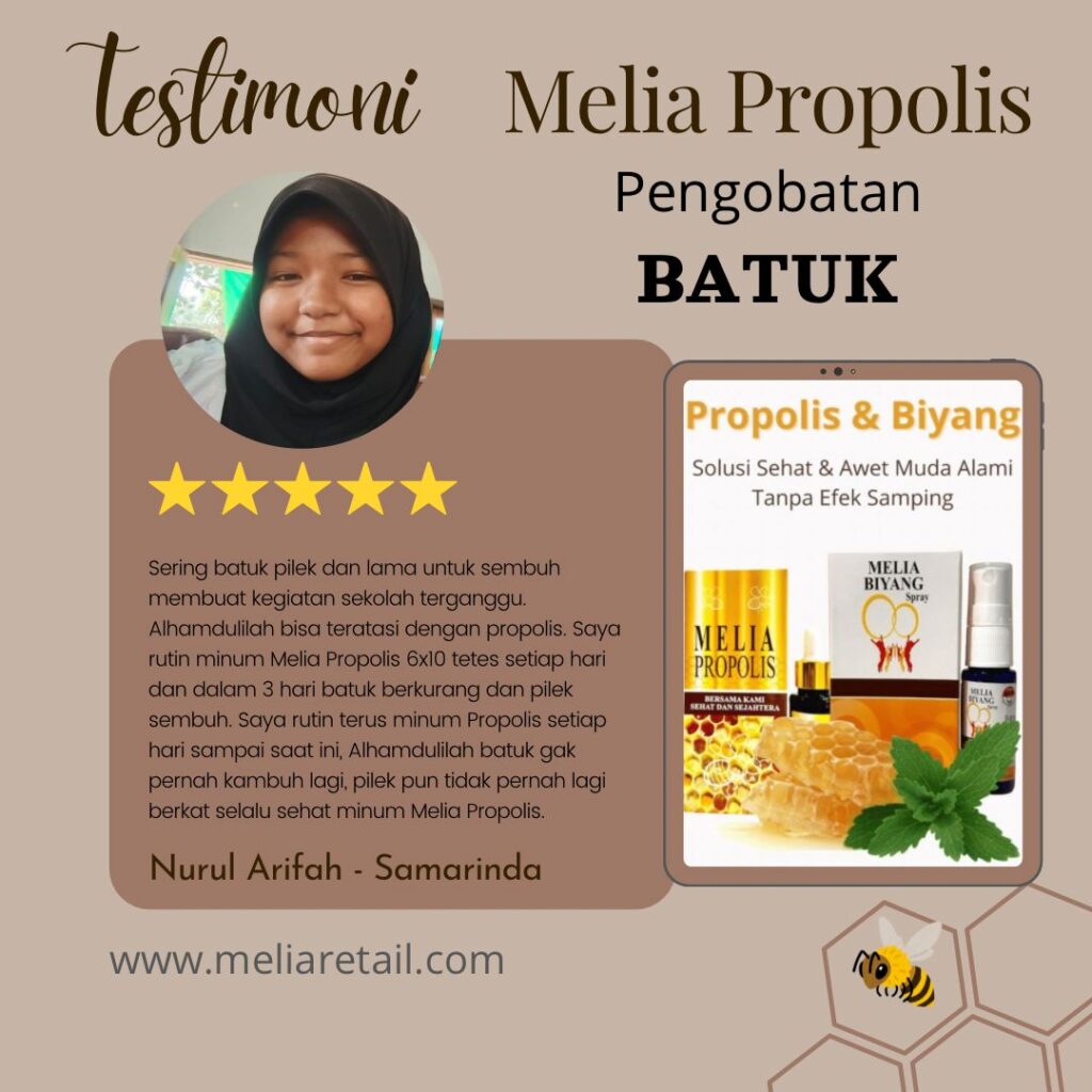Testimoni Propolis Untuk Batuk