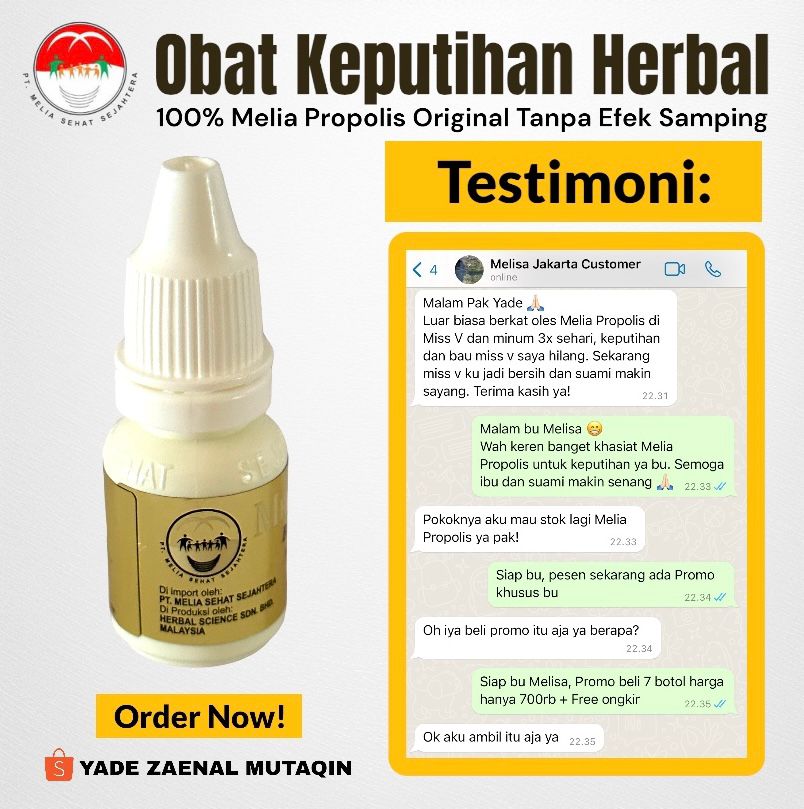 Testimoni Propolis Untuk Keputihan