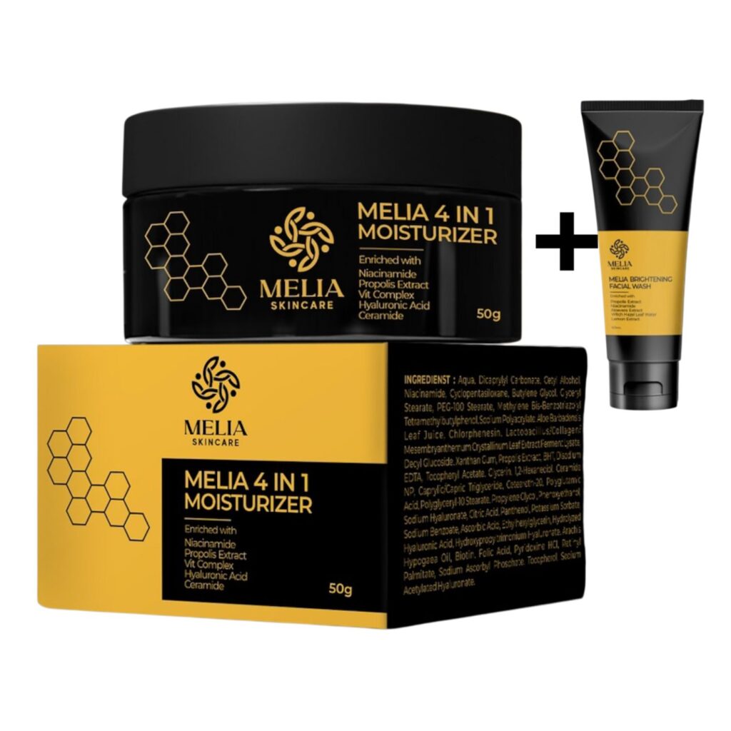 Melia 4 In 1 Moisturizer + Melia Facial Wash