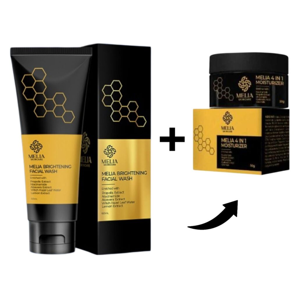 Melia Brightening Facial Wash + Melia 4 In 1 Moisturizer