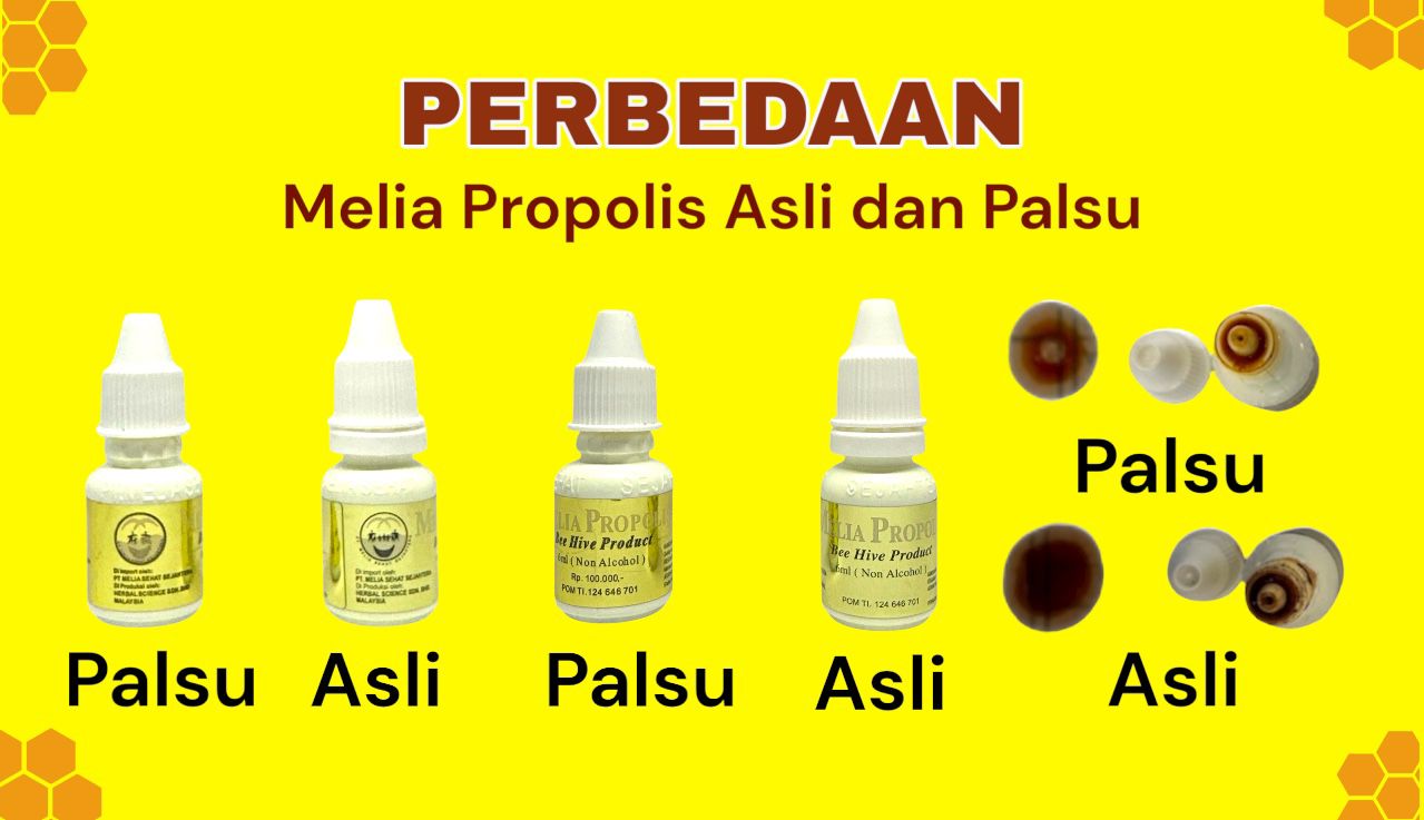Perbedaan Melia Propolis Asli dan Palsu